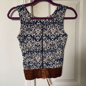 Zip up Croptop/ Size XS